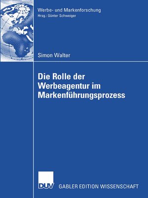 cover image of Die Rolle der Werbeagentur im Markenführungsprozess